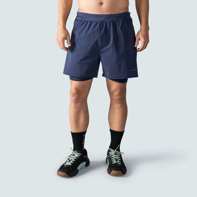 Shorts con mallas hombre