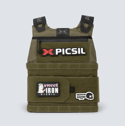 Chalecos lastrados y placas