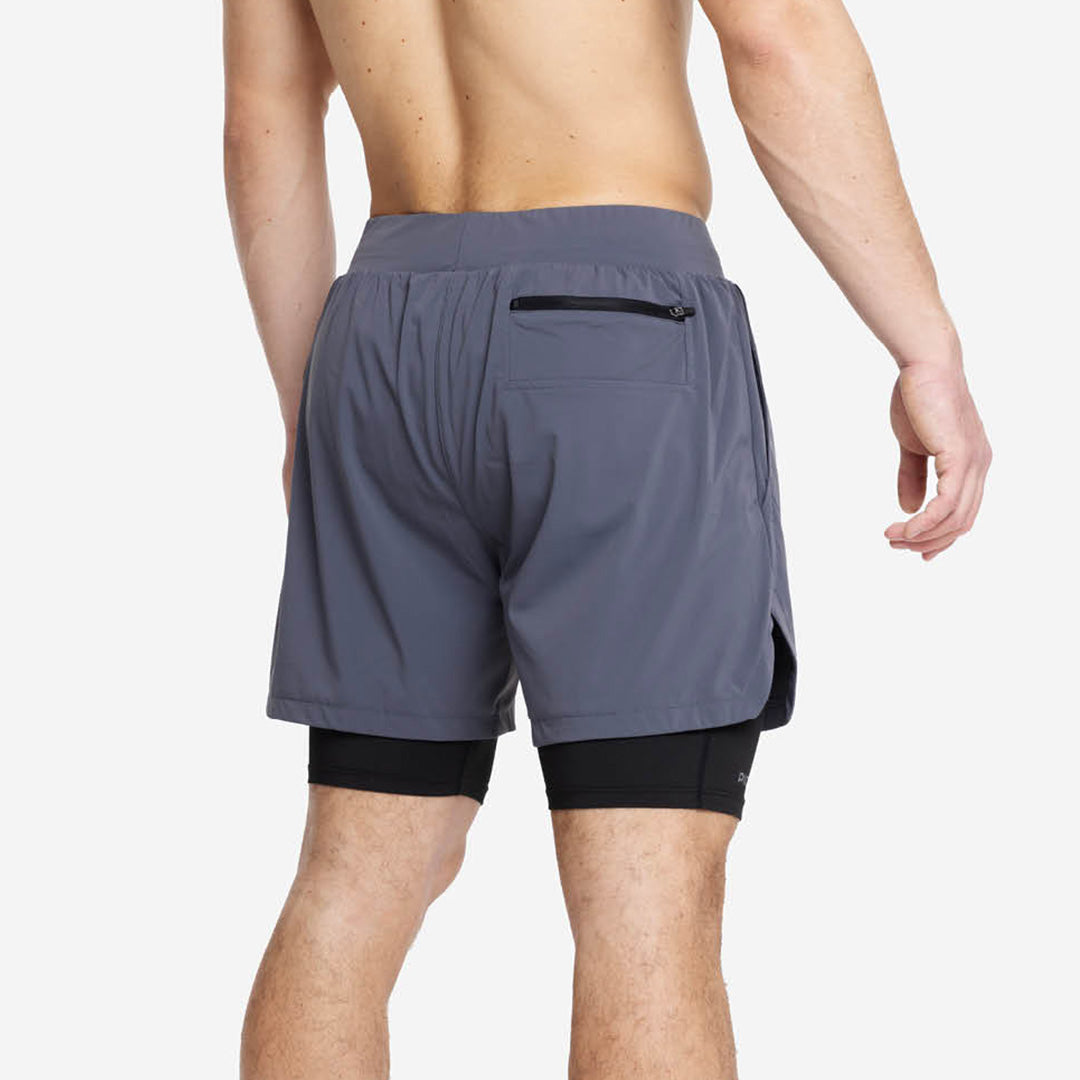 Shorts con Malla Compresión 2 en 1 Hombre Premium