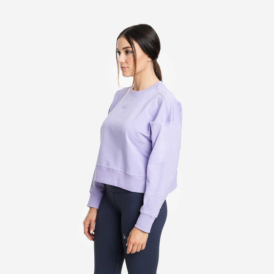 Sudadera Mujer crop Jersey stretch