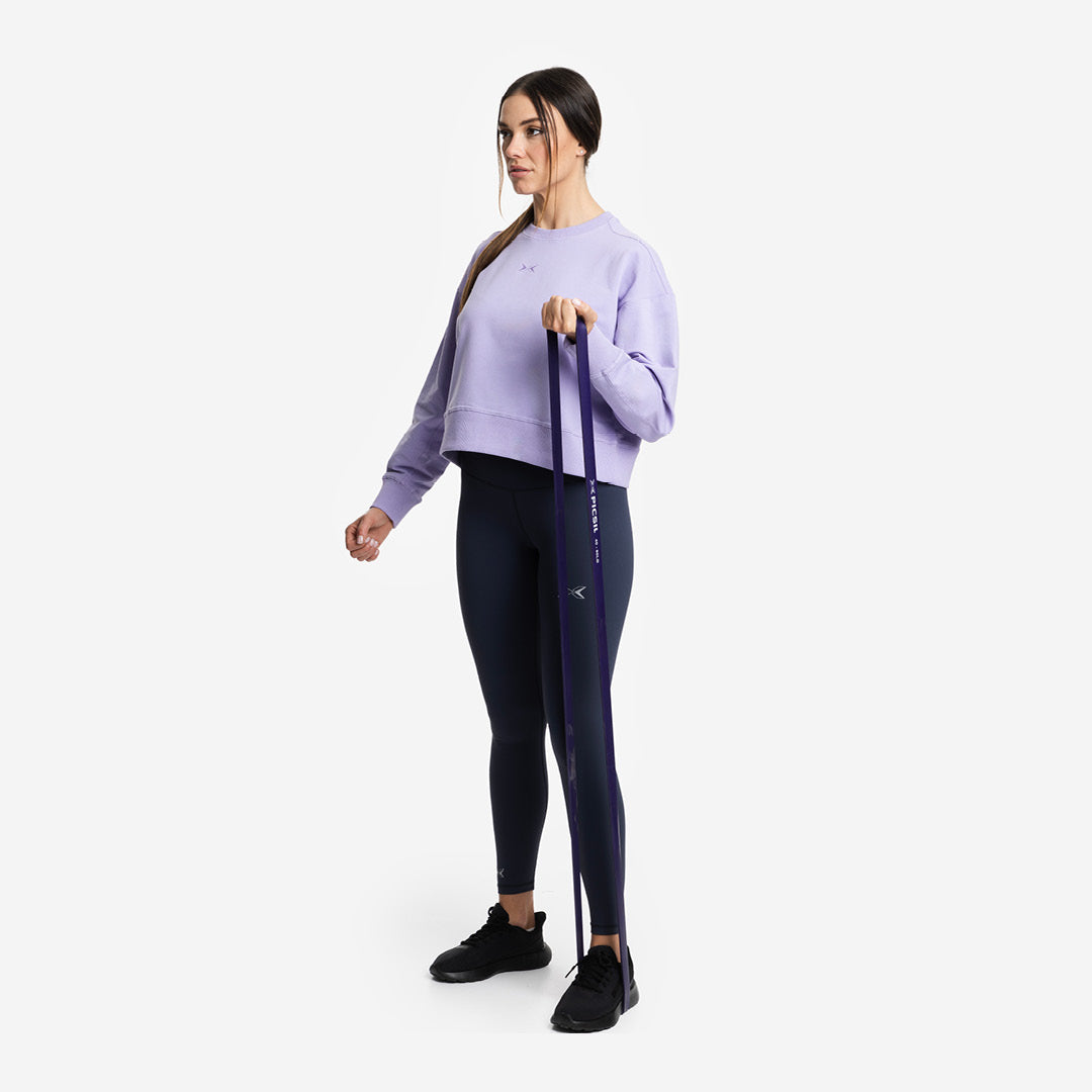 Sudadera Mujer crop Jersey stretch